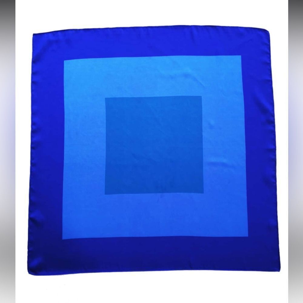 Blue Square Scarf P78